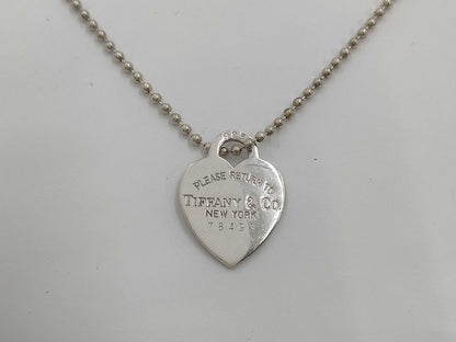 Tiffany & Co. Return to Heart SV925 Pendant Engraved Necklace
