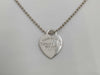 Tiffany & Co. Return to Heart SV925 Pendant Engraved Necklace