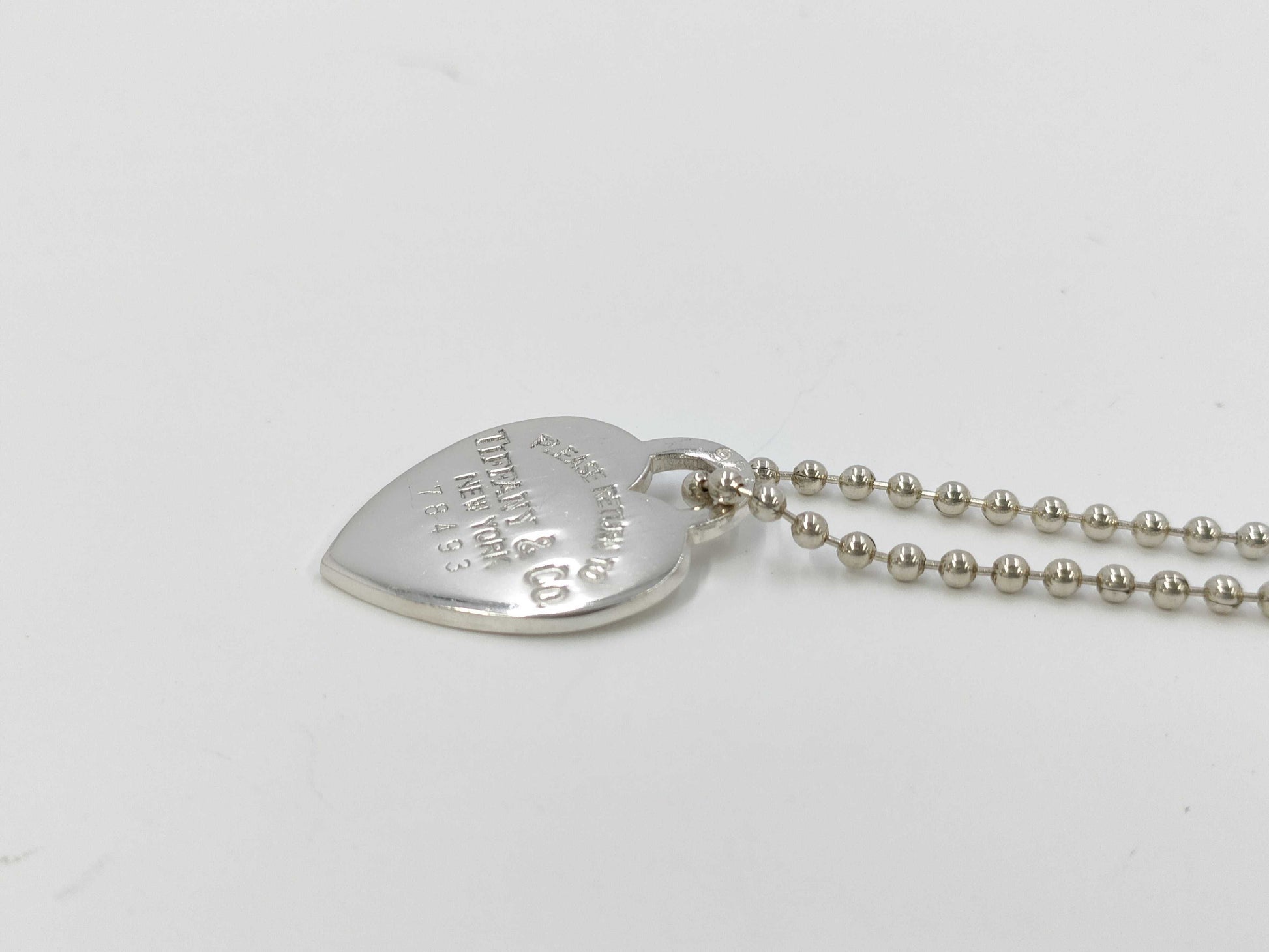 Tiffany & Co. Return to Heart SV925 Pendant Engraved Necklace