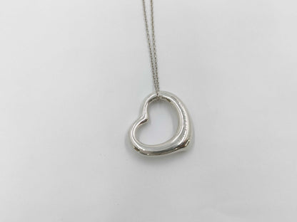 Tiffany & Co. Open Heart SV925 Pendant Necklace
