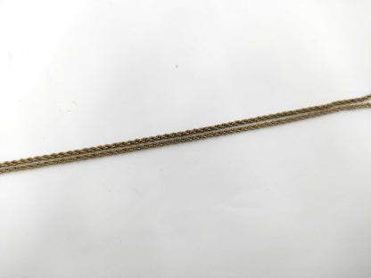 Dior Vintage Logo Gold Necklace