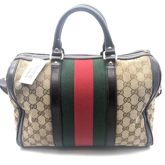 GUCCI Gucci Sherry Line Canvas Boston Bag Boston Bag