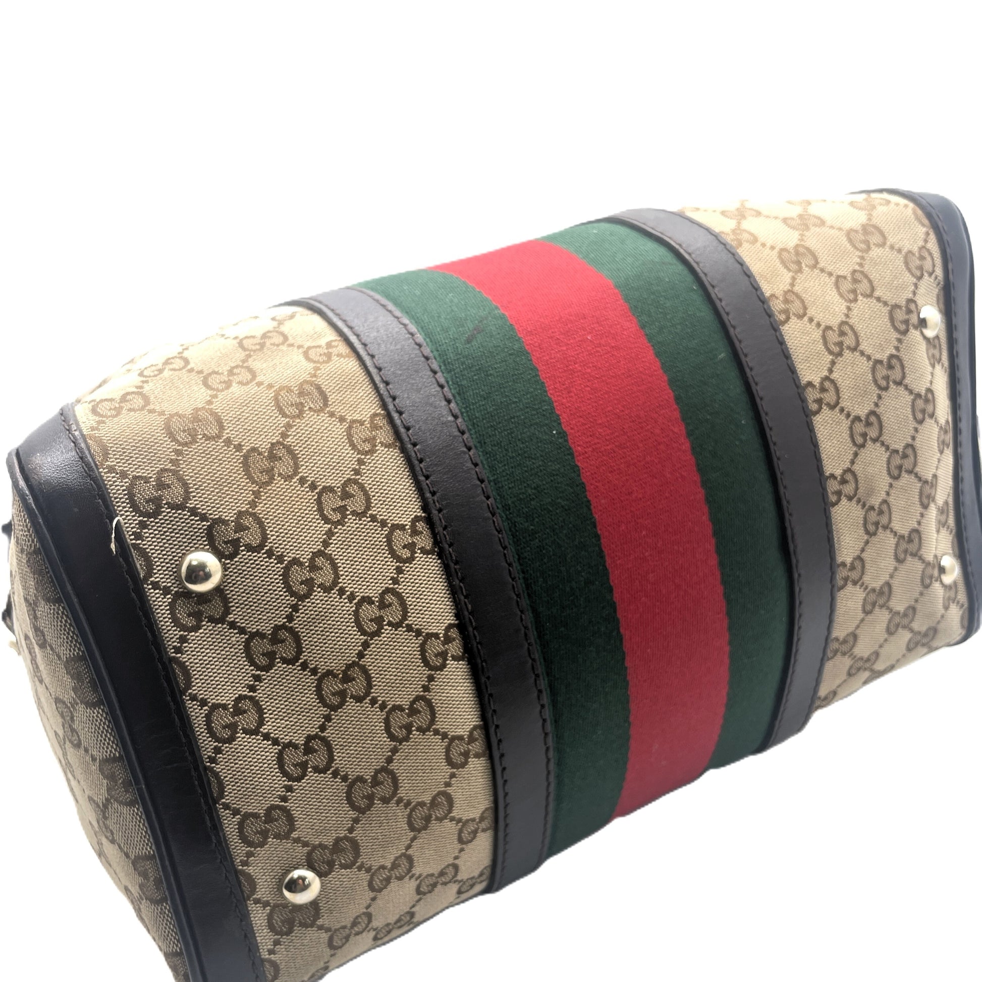 GUCCI Gucci Sherry Line Canvas Boston Bag Boston Bag