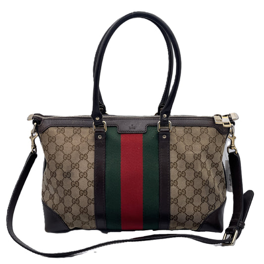 GUCCI Gucci Sherry Line Canvas Boston Bag Boston Bag