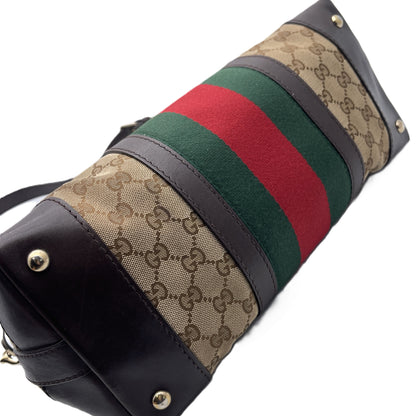 GUCCI Gucci Sherry Line Canvas Boston Bag Boston Bag