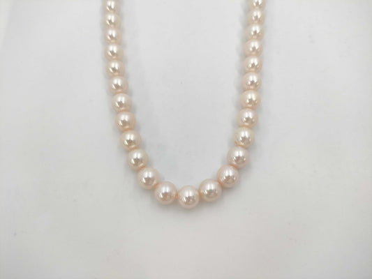 Pearl Diameter Approx. 7.4-7.7mm SV 36.2g Necklace 