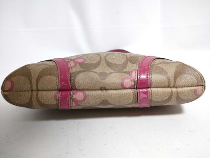 COACH Signature Flower F22021 Shoulder Bag