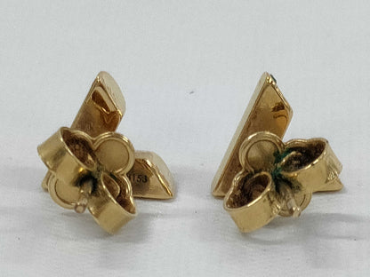 LOUIS VUITTON Essential V Earrings M68153 Serial LE0251 Earrings