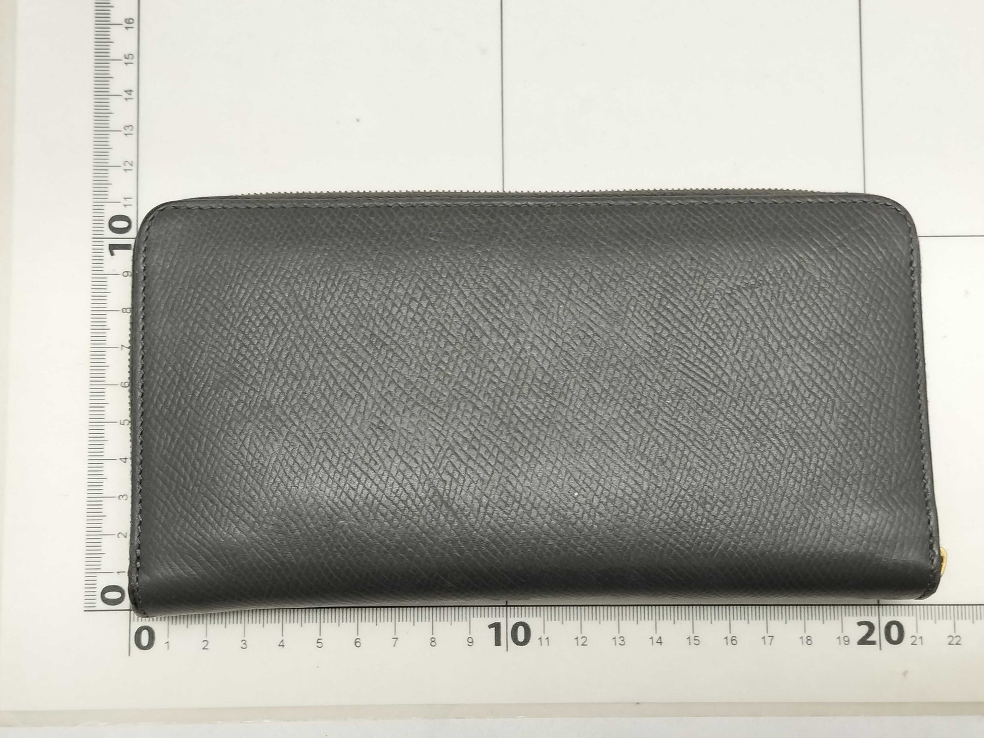 CELINE Large Zip Wallet Leather Wallet