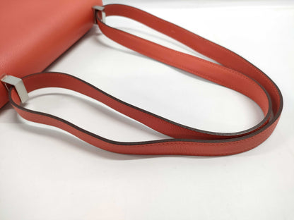 HERMES Constance 3 24 Optical Shoulder Bag, C Stamp , Leather/Evercolor Capucines Shoulder Bag