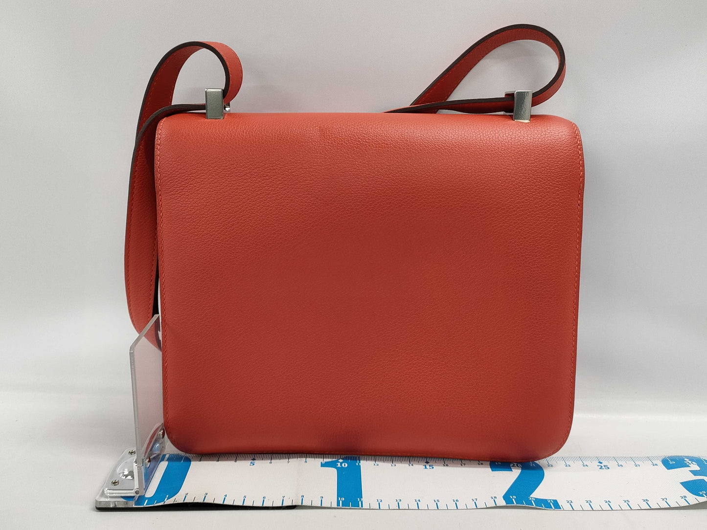 HERMES Constance 3 24 Optical Shoulder Bag, C Stamp , Leather/Evercolor Capucines Shoulder Bag