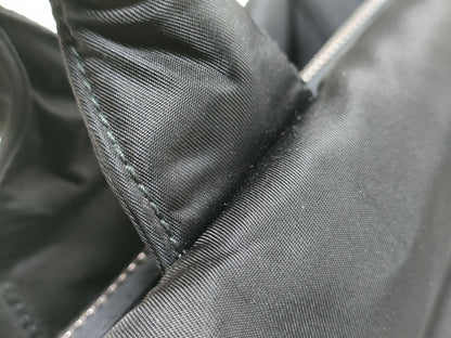 PRADA Nylon [PRADA] Reversible Tote Bag B4521V 2WAY Shoulder Handbag Nylon Black/Khaki/Leopard Print/Leopard Tote Bag