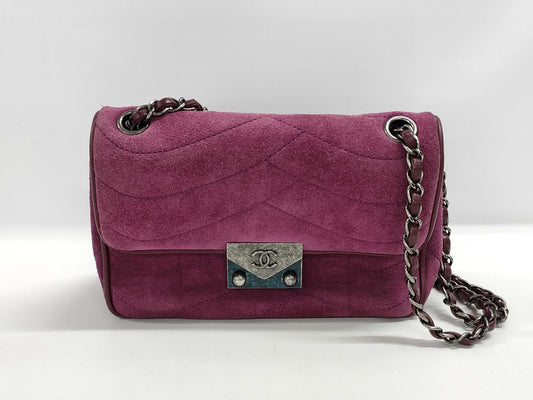 CHANEL [CHANEL] Coco Mark Double Chain Shoulder Bag with S Sticker, No. 21
