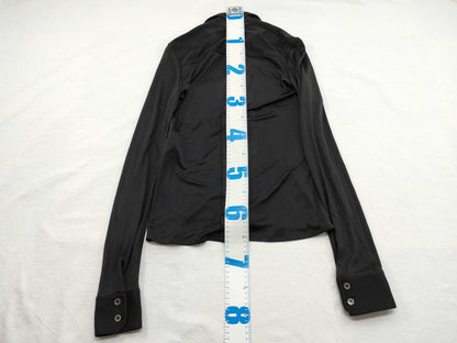 BALENCIAGA [BALENCIAGA] blouse BALENCIAGA. TS Blouse Silk Black Men's Shirt