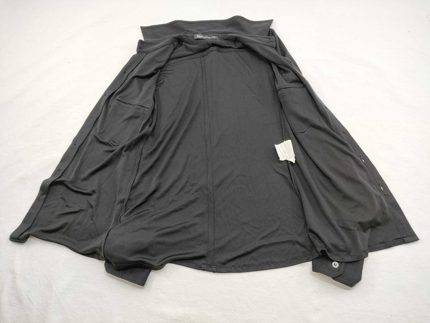 BALENCIAGA [BALENCIAGA] blouse BALENCIAGA. TS Blouse Silk Black Men's Shirt