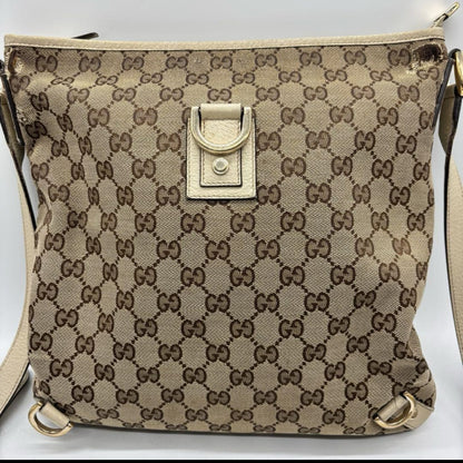 GUCCI GG Canvas Shoulder Beige 131326 Shoulder Bag
