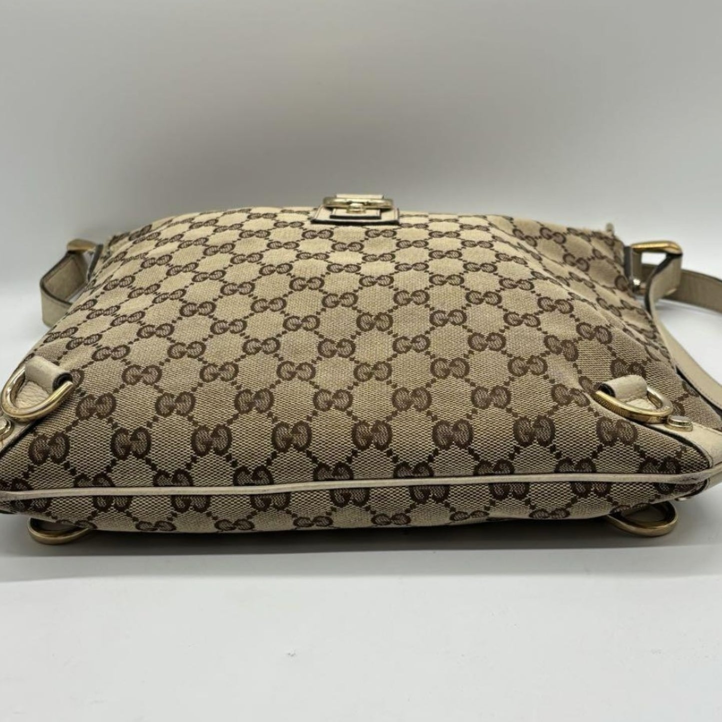 GUCCI GG Canvas Shoulder Beige 131326 Shoulder Bag
