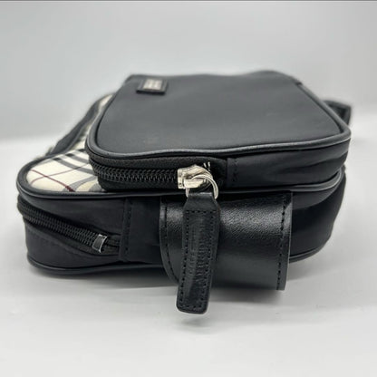 BURBERRY BLACK LABEL Black Body Bag Black Waist Bag