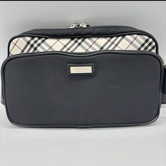 BURBERRY BLACK LABEL Black Body Bag Black Waist Bag