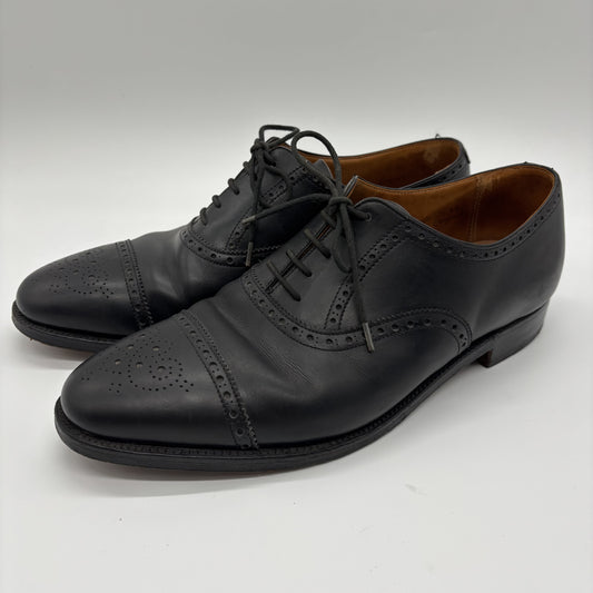 John Rob Leather Seymour Black Black #7EE Business Shoes