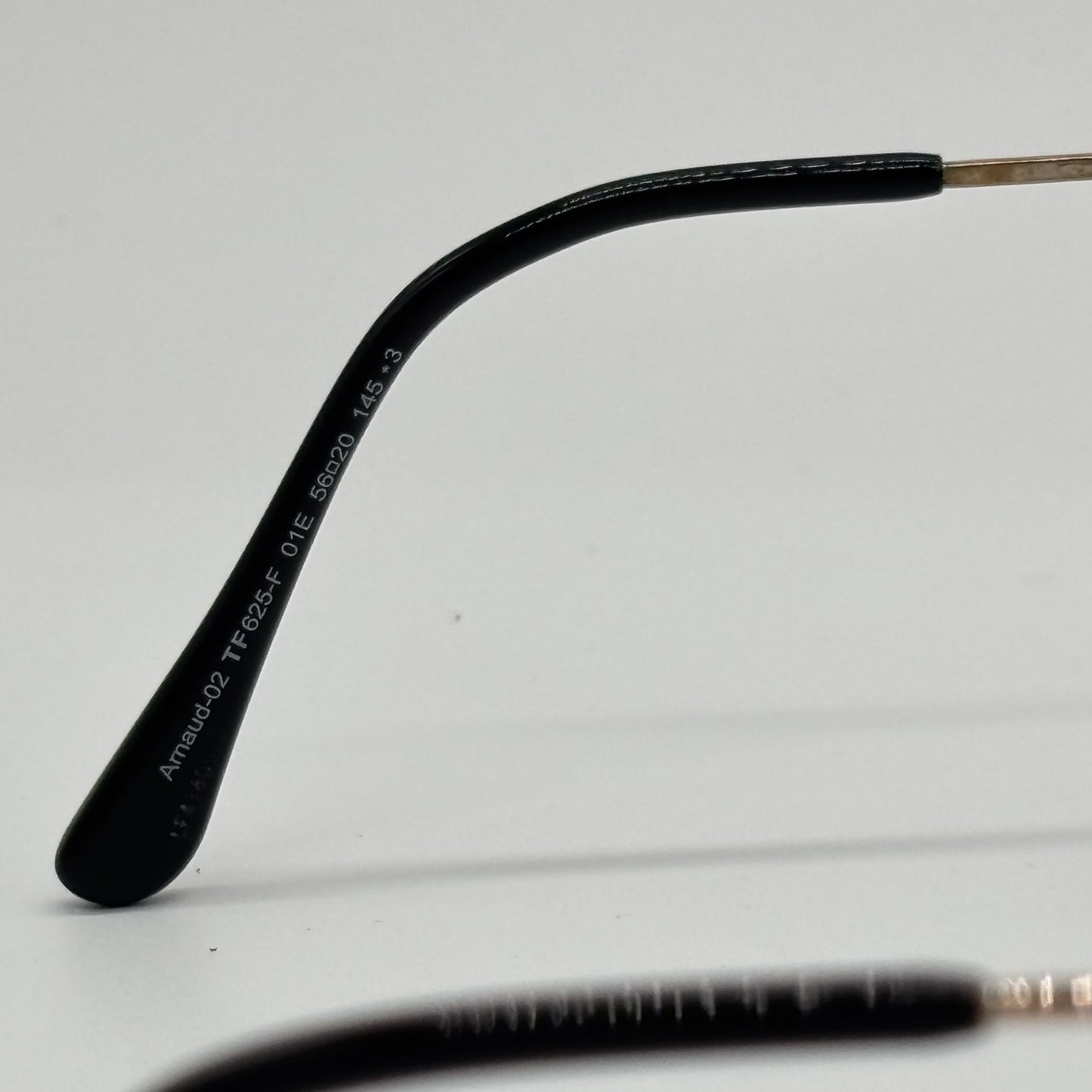 Tom Ford TF625-F Sunglasses Metal Black x Brown Sunglasses