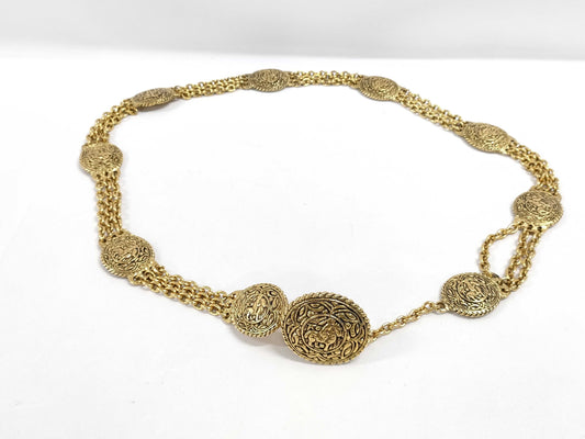 CHANEL Night Gold Chain Belt