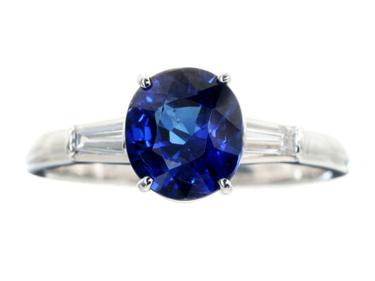 S2.049ct D0.19ct Pt900 4.5g Ring 