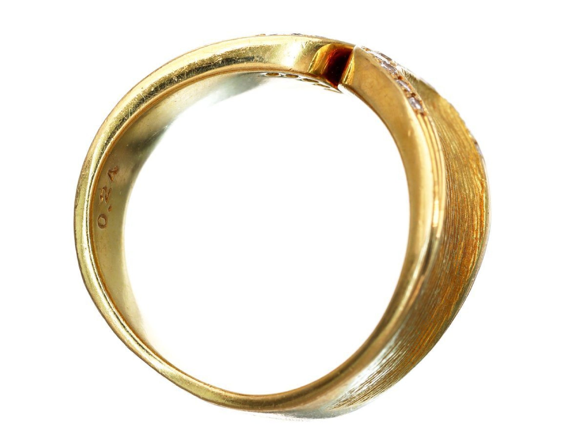 D0.24ct K18 8.4g Ring 