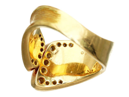 D0.24ct K18 8.4g Ring 