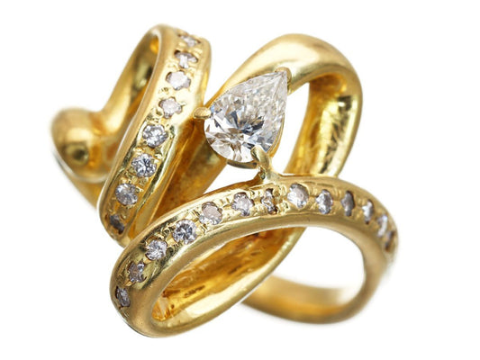 D0.50ct K18 8.0g Ring 