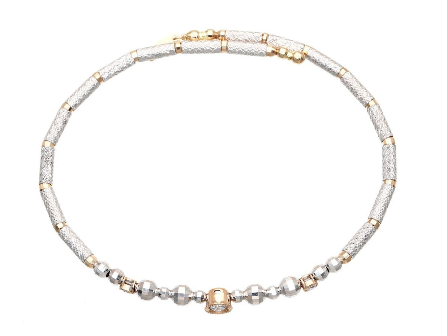 D0.17ct K18 3.8g Bracelet Bangle 