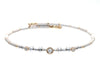 D0.17ct K18 3.8g Bracelet Bangle 
