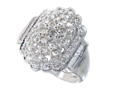 D1.00ct Pt900 8.5g Ring 