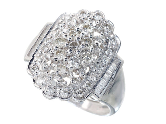 D1.00ct Pt900 8.5g Ring 