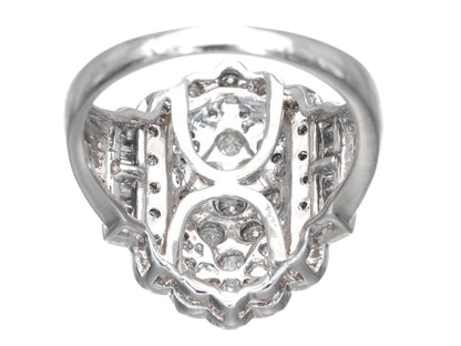 D1.00ct Pt900 8.5g Ring 