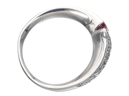 PS0.41ct D0.35ct Pt900 7.2g Ring 