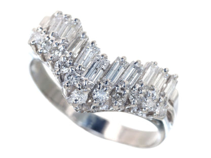 D1.02ct Pt900 6.7g Ring 