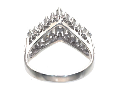 D1.02ct Pt900 6.7g Ring 