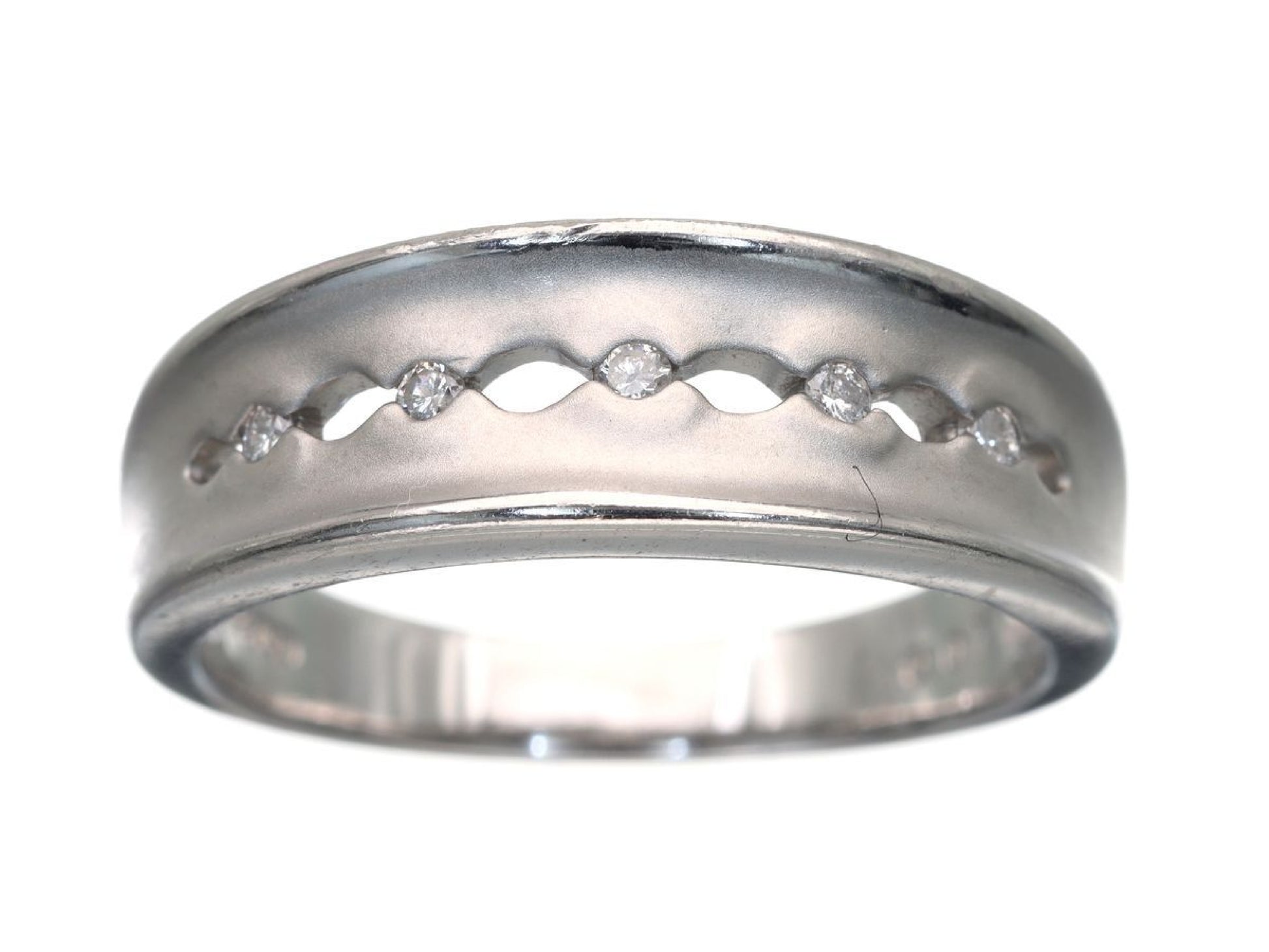 D0.07ct Pt900 5.9g Ring 