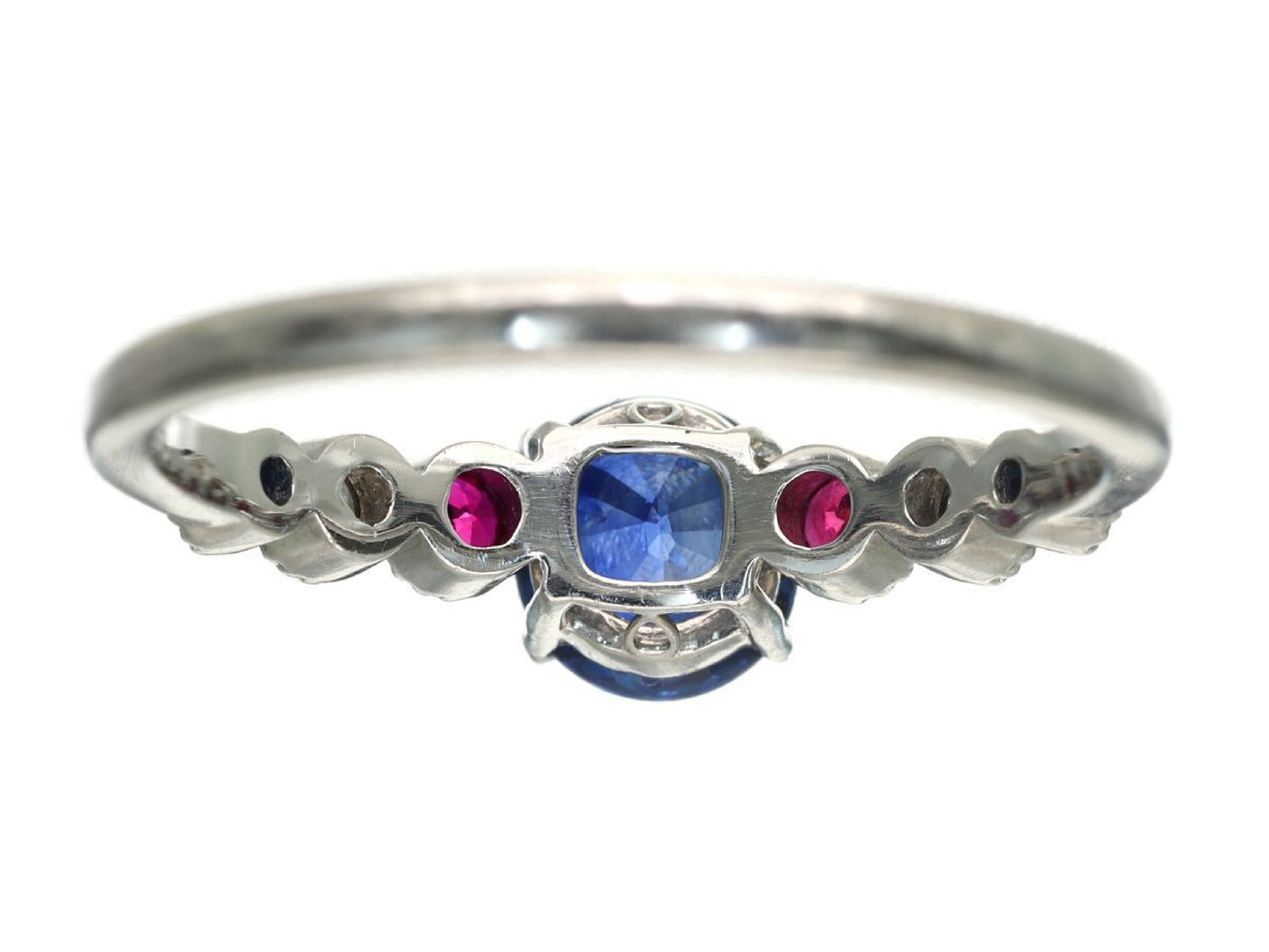 S0.885ct R0.17ct D0.07ct Pt950 2.8g Ring 