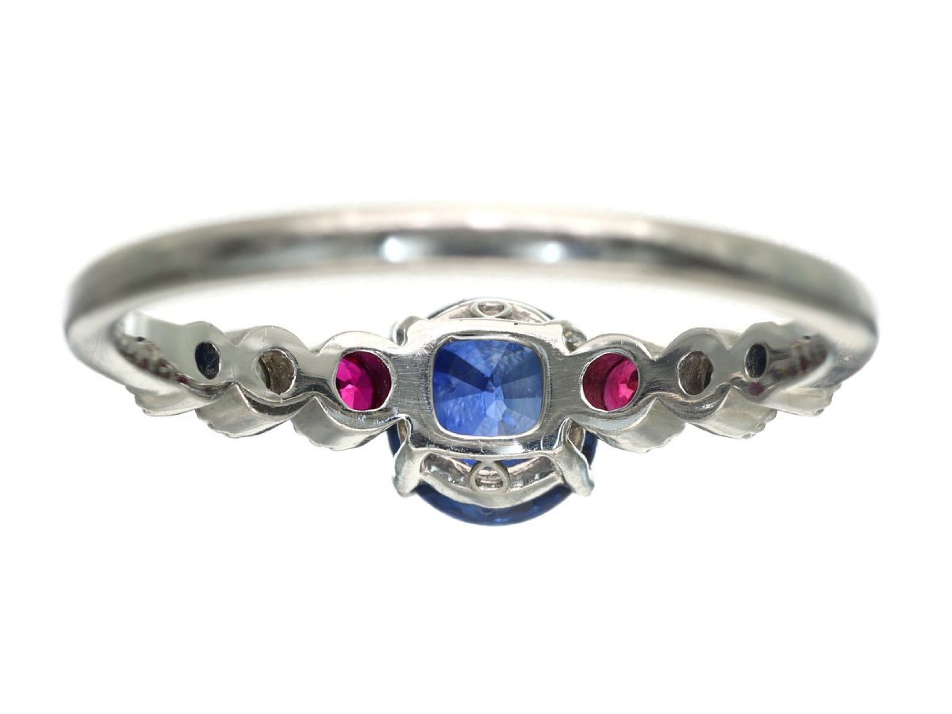 S0.885ct R0.17ct D0.07ct Pt950 2.8g Ring 