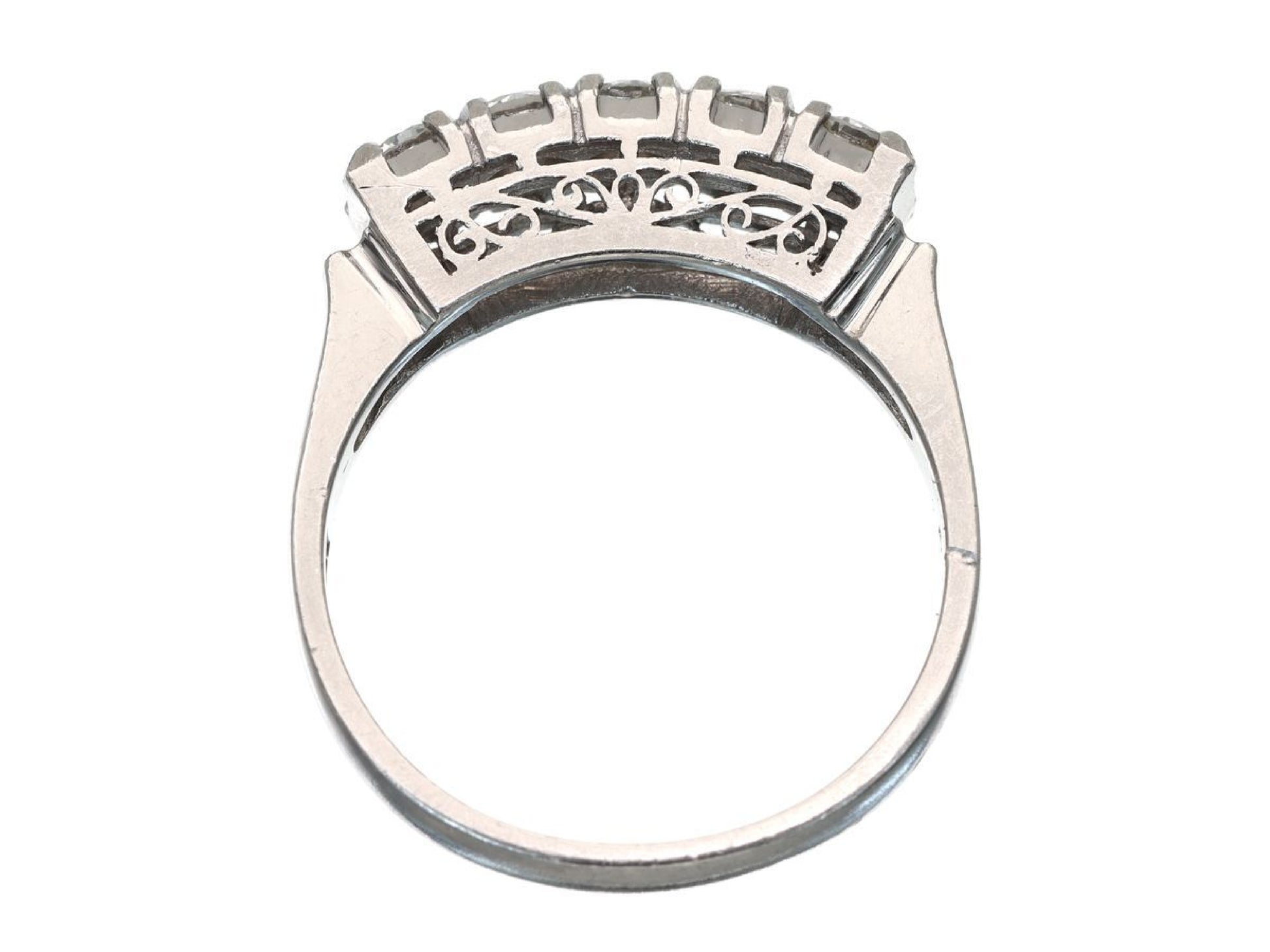 D0.47ct Pt900 5.4g Ring 