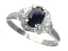 S1.00ct D0.04ct Pt900 4.3g Ring 
