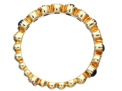 Siren Azzurro R0.02ct S0.30ct D0.16ct K18 1.9g Ring 