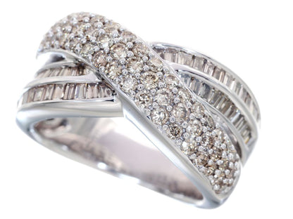 D1.50ct K18WG 11.6g Ring 
