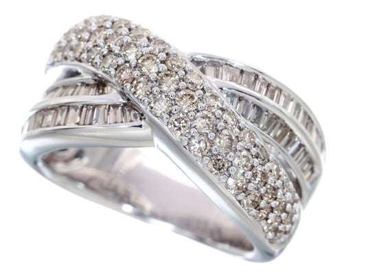 D1.50ct K18WG 11.6g Ring 