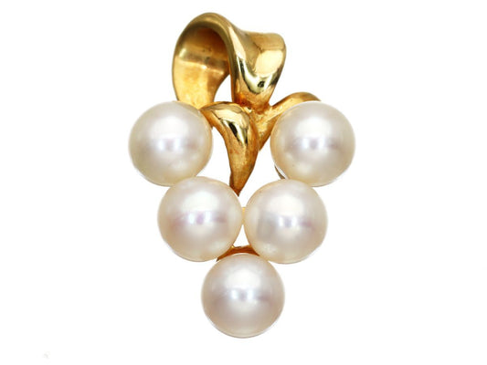 TASAKI Baby Pearl Diameter Approx. 4.2-4.4mm K18 1.7g Pendant Top 