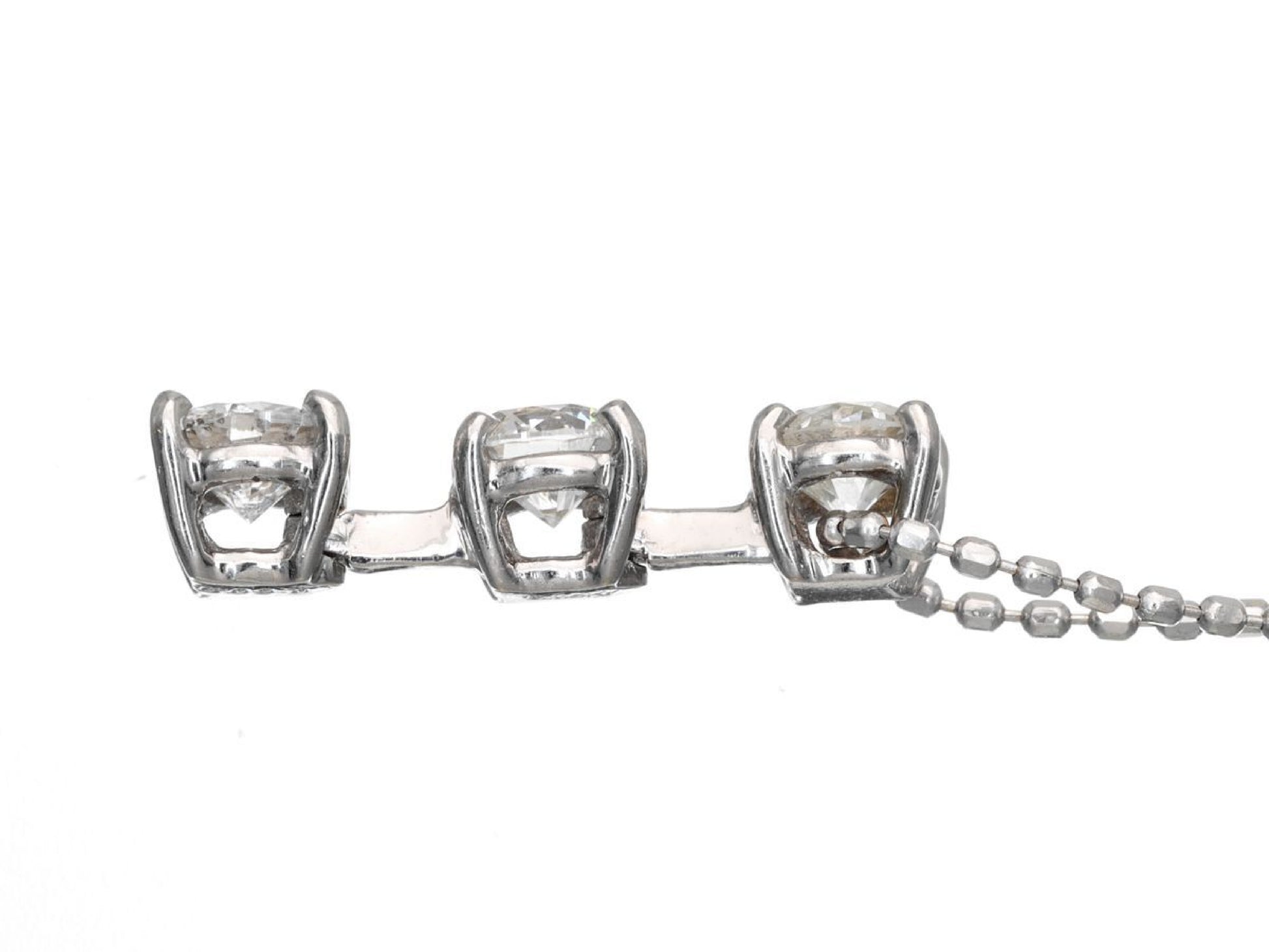 D0.609ct K18WG/750 2.0g Necklace 