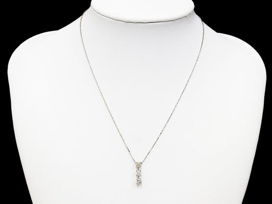D0.609ct K18WG/750 2.0g Necklace 