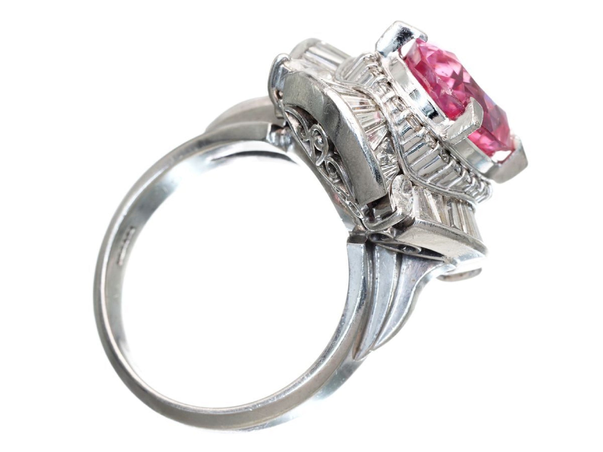 PS6.306ct D1.612ct Pt900 18.7g Ring 